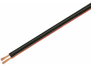 Højttalerledning - 2x1,5mm² CU, Sort/rød (metervare)