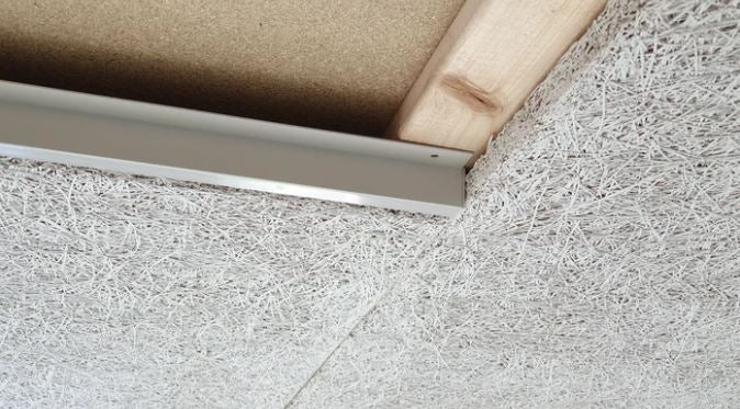 LED lysskinne 19W 60 cm 3000K til Troldtekt og akustikloft, 24V