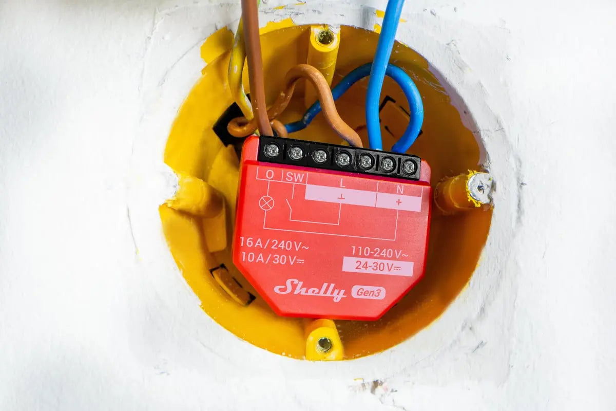 Shelly 1PM Gen3 - WiFI relæ med effektmåling