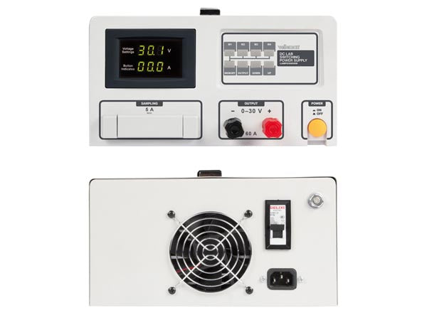 Laboratorie strømforsyning - 0-30V / 60A m. LCD display