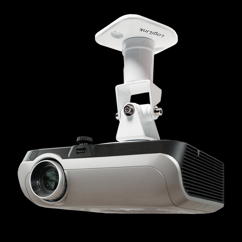 PC projektor loftbeslag - Maks. 15kg, Hvid