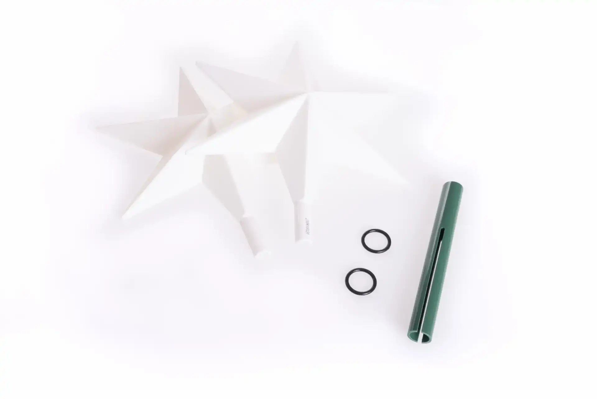 Topstjerne Ø30cm hvid