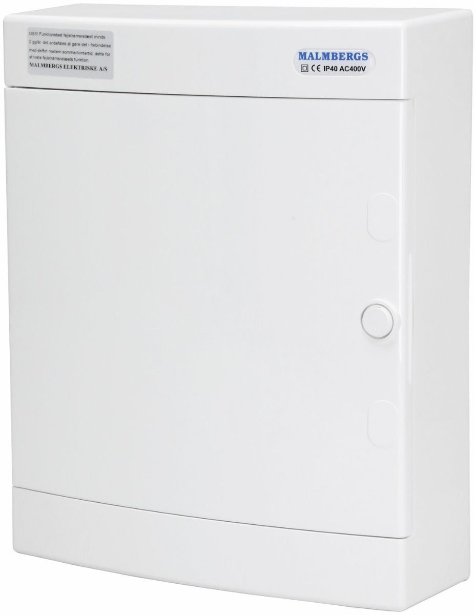 Færdigmonteret gruppetavle – 1x16A 3P+N + 6x10A 1P+N