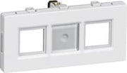 Dataudtag uden konnektorFUGA keystone STP/UTP 2 modul 2 stik hvid