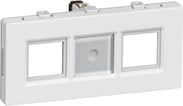 Dataudtag uden konnektorFUGA keystone STP/UTP 2 modul 2 stik hvid