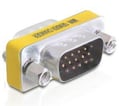 VGA kønsskifte adapter Sub-D HD15 han>han