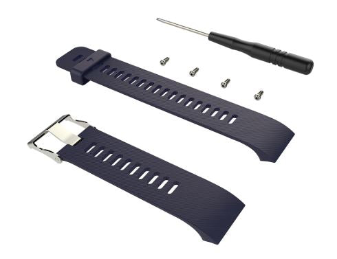 Urrem til Garmin Forerunner 30 / 35 - Silikone, Sort