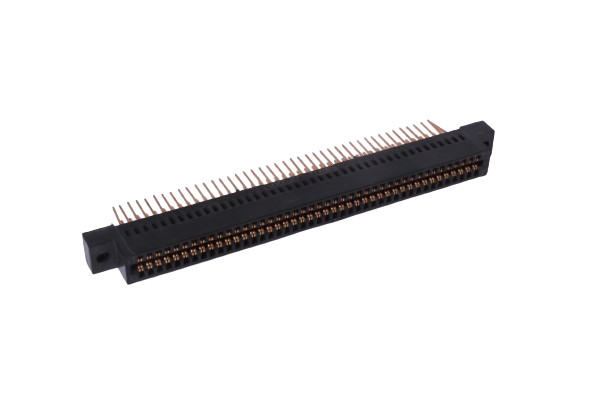 Card edge stik - 2x43pol, 2,54mm pitch, 2rk. printben