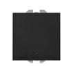 Simon 270 1-polet afbryder med lys og 100% Touch 10A - 230V mat sort