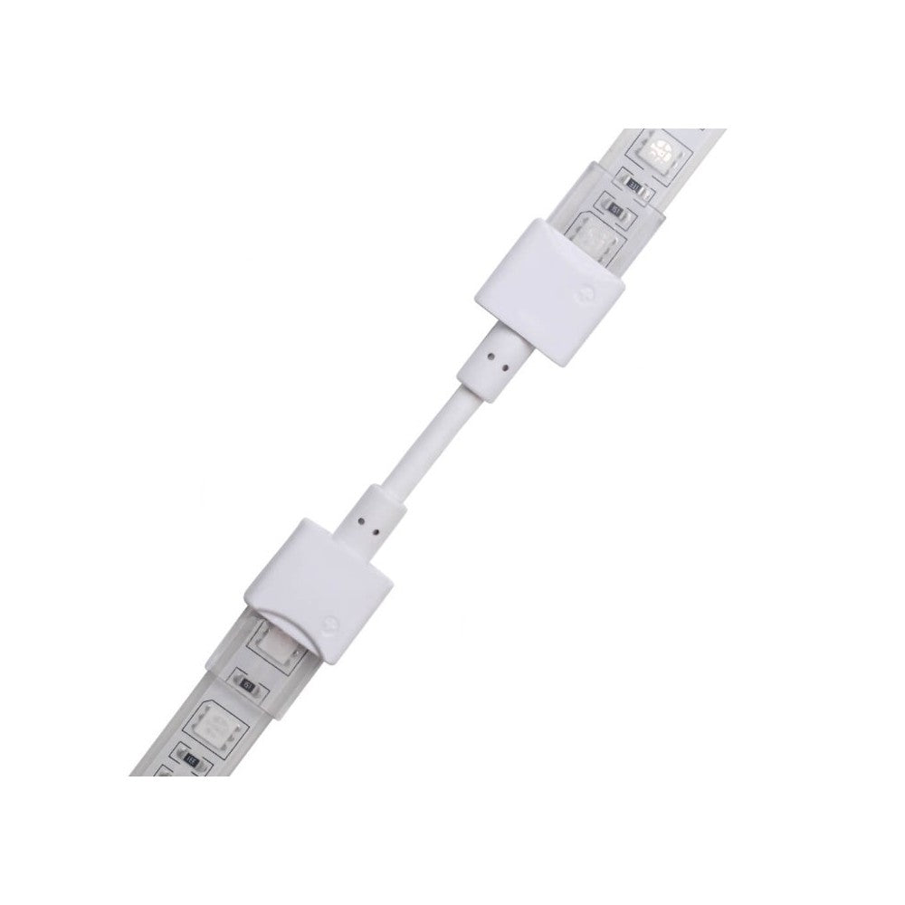 Vandtæt samler med ledning til LED strip - 10mm, RGB, IP68, 5V-24V