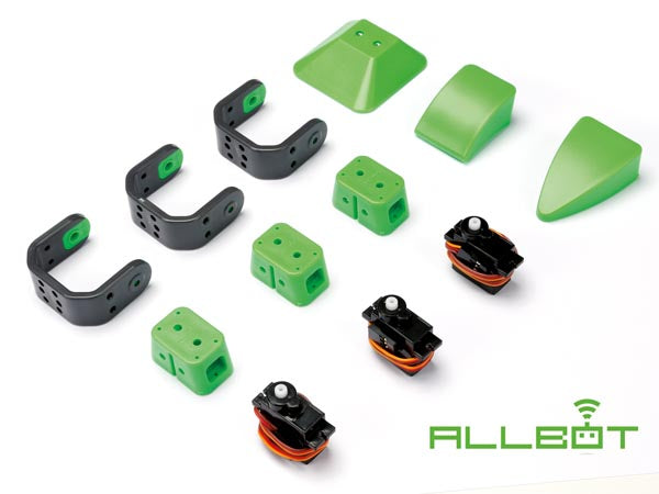 ALLBOT - Robotkit, 3-leds servo ben