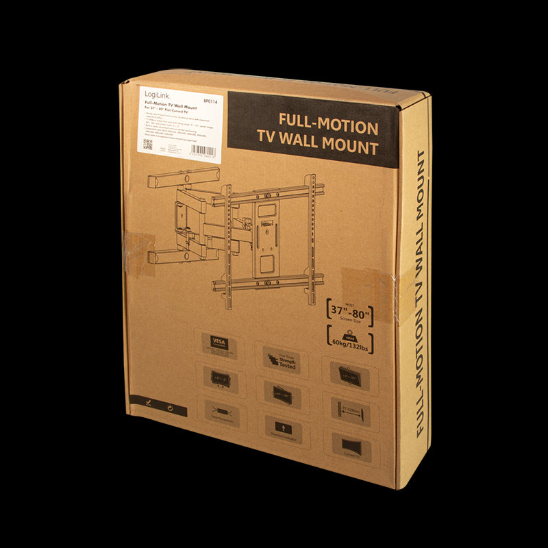 TV vægbeslag  37-80" vip- og drejbar (maks. 60 kg.) 428mm