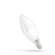 Spectrum 6W LED pære - C37, E14, 520lm, RA80, hvid, 230V