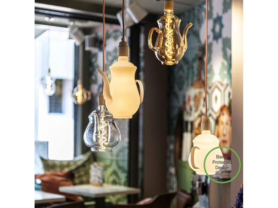 Teapot Earl LED pære - 4W, E27, Klar (2200K)