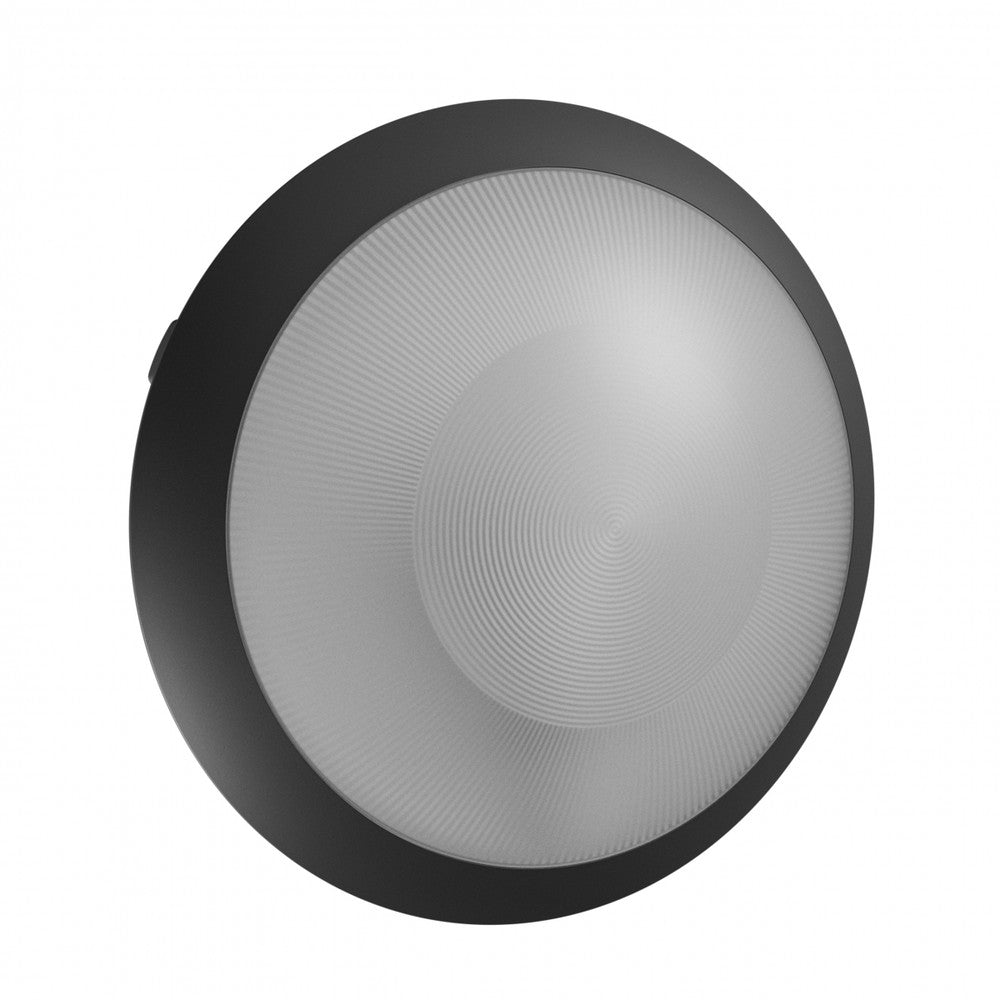 Sort Nymphea Omni loftlampe - IP65, IK08, 230V, E27, 90mm, rund design