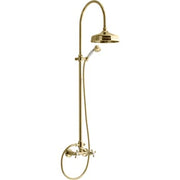 Lavabo Retro komplet 2-grebs brusesæt messing