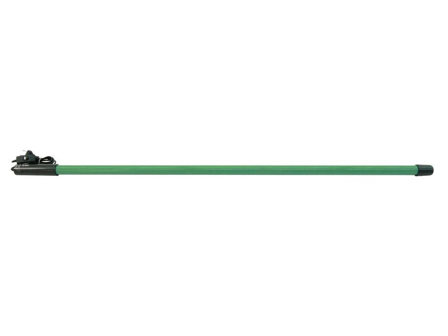 Fluorcerende neonrør - 36W, 134cm x Ø35mm GRØN m. netstik