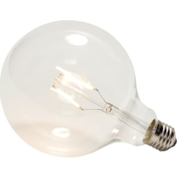 Hübsch LED pære Ø130 2W E27 KLAR