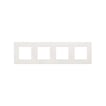 Simon 270 Icon ramme 4 modul mat hvid