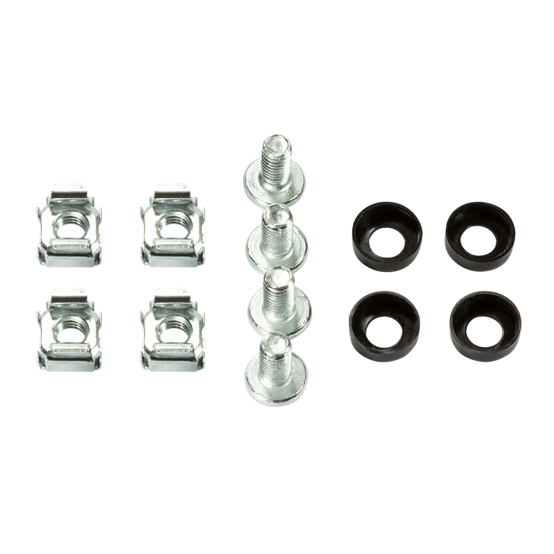 19" El-rackpanel - 8 x C13 (IEC320) hun, Sort (2m)