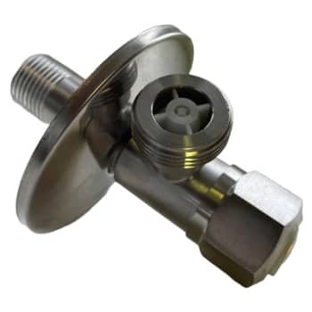 DRJ rustfri stopventil 1/2x3/4