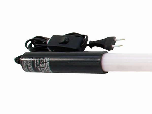 Fluorcerende neonrør - 36W, 134cm x Ø35mm ORANGE m. netstik