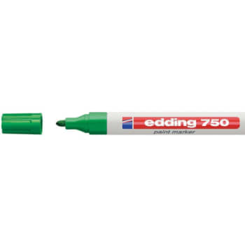 Marker Edding 750 permanent grøn 2-4mm