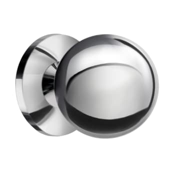 Knop i poleret krom, diam 24 mm
