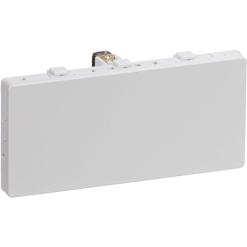 LK Fuga blinddæksel 2 modul vandret lysegrå