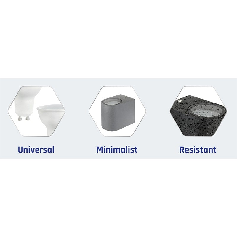 PARETE 2xGU10 væglampe hvid