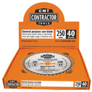 CMT Contractor klinger, Ø250 mm, 40 td. 5 stk.