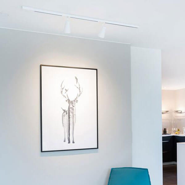 Zip Zoom 6,5W LED 2700K 3 faser mat hvid