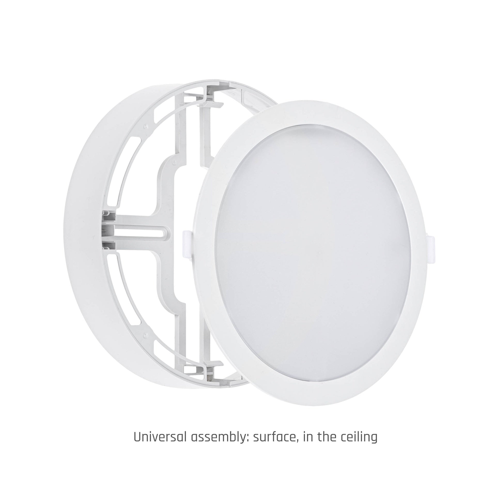 ALGINE Downlight 2-i-1 til overflade eller indbygning 18W 1900Lm 230V