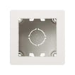 Simon 270 udvendig underlag 1 modul med montageramme mat hvid