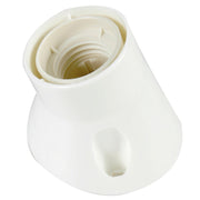 Vægfatning E27 hvid