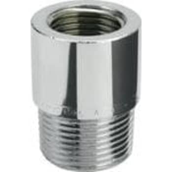 3/8" x 1/2" Rødgods gevindfittings reduktion
