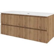 Proline møbelsæt 121x46cm urban eg med 2 softclose skuffer
