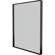 Sanibell Basicline spejl 50x60cm, mat sort aluramme