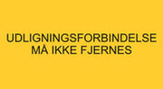 Klistermærke med tekst