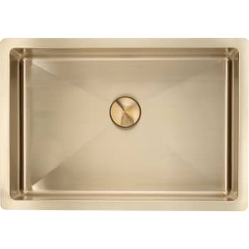 Lavabo Low håndvask med bundventil, PVD messing