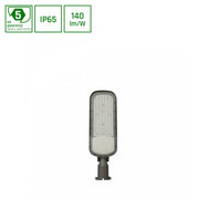 Gadebelysning STREETOS 2 100W - Neutral Hvid, 230V, IP65, Grå, Skumringssensor