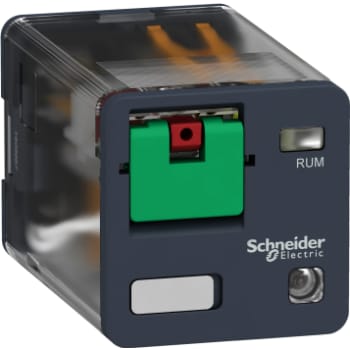 STIKBENSRELÆ 10A 3C/O 24VAC LED