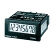 Tæller 1/32DIN (48x24 mm) self-powered LCD 8-cifret 30cps/1kcps no-V-indgang sort urkasse H7EC-N-B O