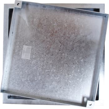 Jesmig 600 x 59 mm brønddæksel til integrerede fliser, 5 t
