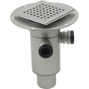 BLÜCHER 75 mm afløbsskål til smøremembran, med studs, lodret
