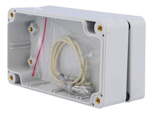 G203 plastkabinet - Lysegrå, IP65 (115x65x40mm)