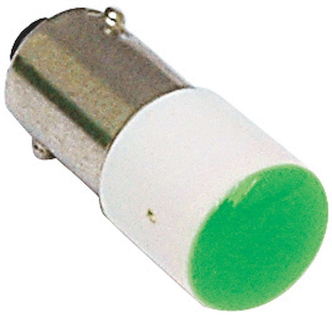 LEDLAMPE Ba9s 230V GRØNN
