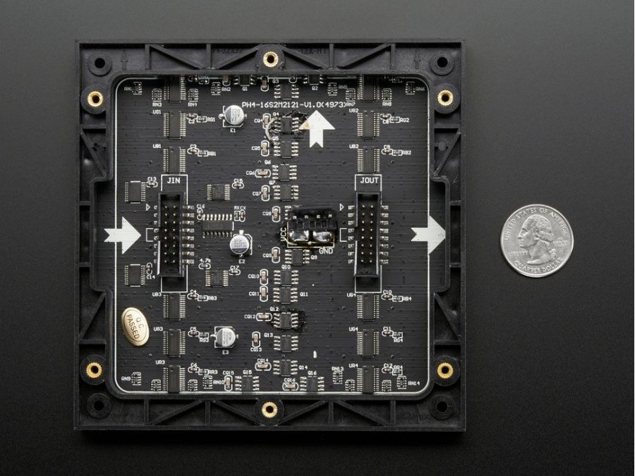 RGB Dot-matrix LED panel - 32x32 pixel (128x128mm)
