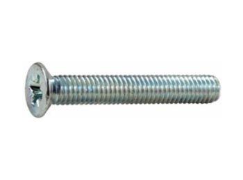 Pozidriv maskinskrue, undersænket - M2x20mm, PZ1 (50 stk.)