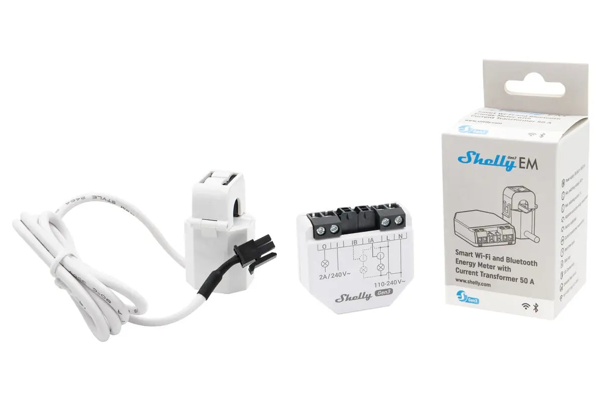 Shelly EM Gen3 + 50A CT